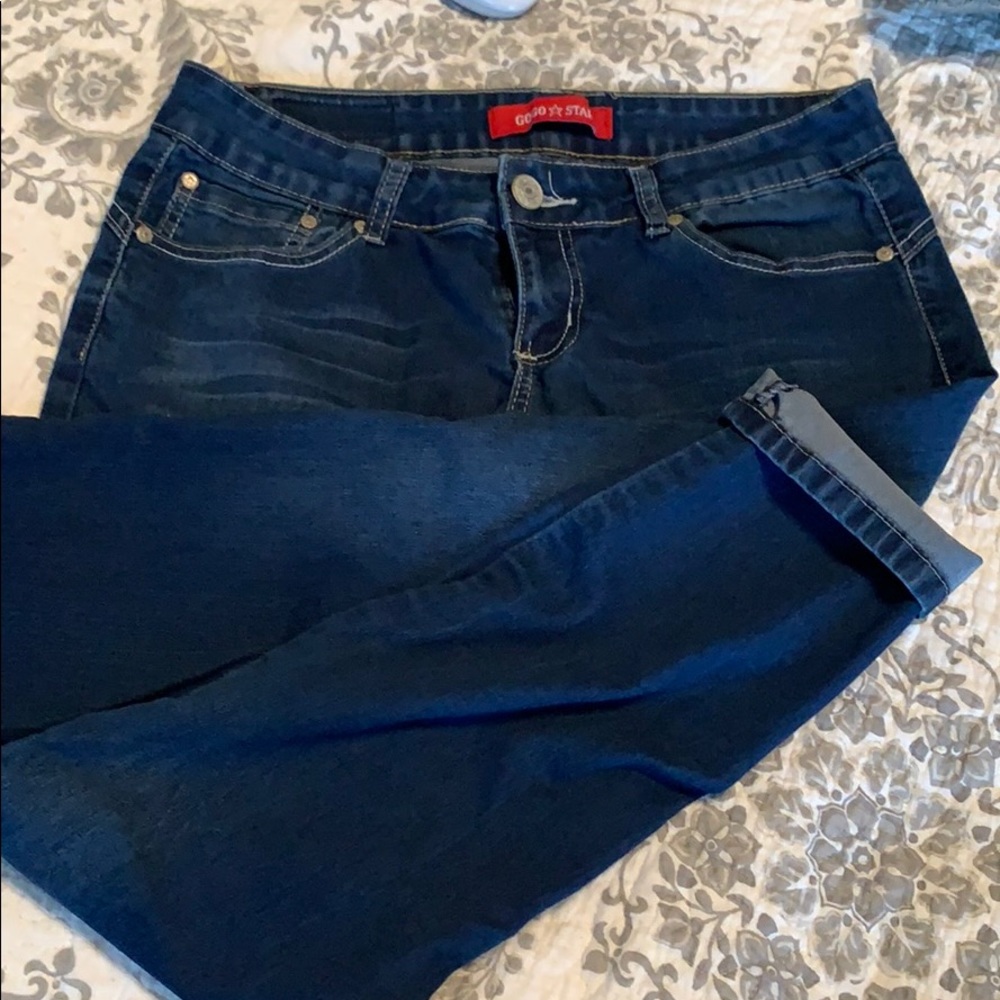 Blue Capris